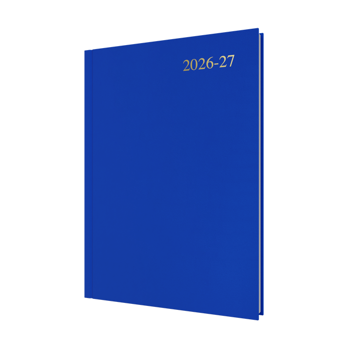 2026-2027 Financial Year Diary/Planner - 12 Month A4 Day to Page Diary - Hard Cover - Collins Essential Range