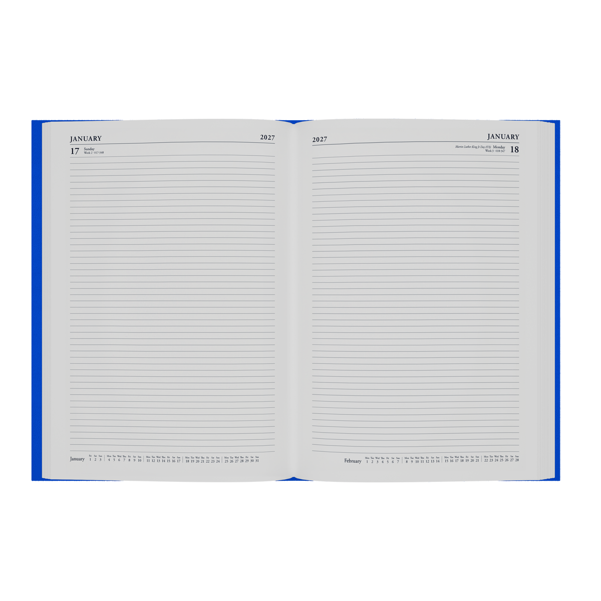 2026-2027 Financial Year Diary/Planner - 12 Month A4 Day to Page Diary - Hard Cover - Collins Essential Range