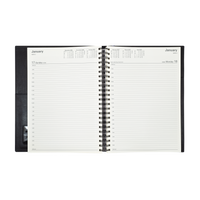 2026-2027 Financial Year Diary/Planner - 12 Month A4 Day to Page Diary - Soft Cover in Red - Collins Vanessa Range