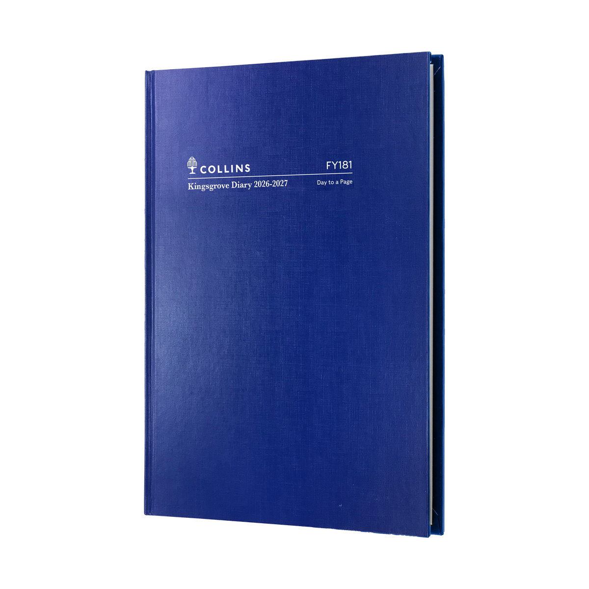 2026-2027 Financial Year Diary/Planner - 12 Month A5 Day to Page Diary - Hard Cover - Collins Kingsgrove Range