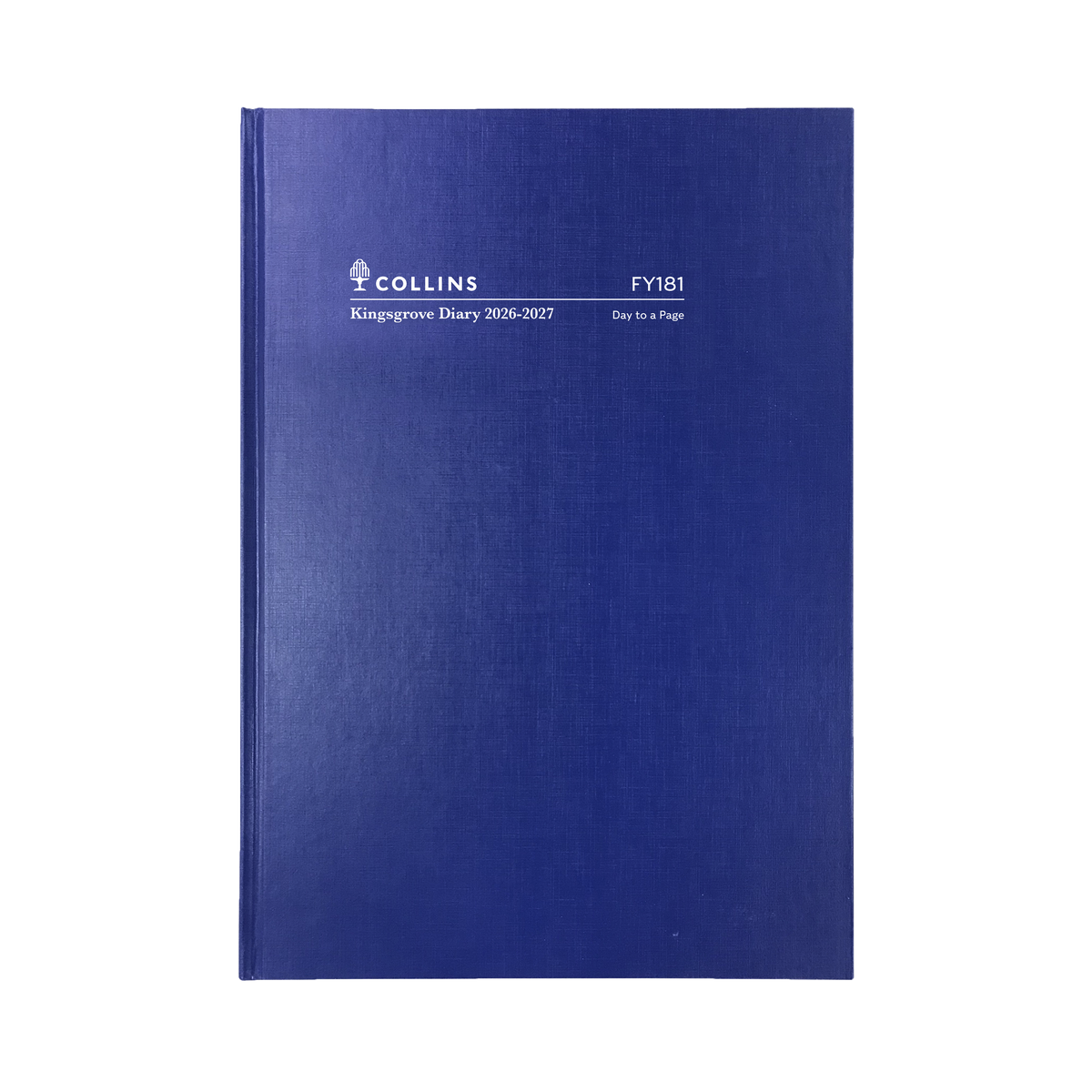 2026-2027 Financial Year Diary/Planner - 12 Month A5 Day to Page Diary - Hard Cover - Collins Kingsgrove Range