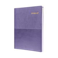 2026-2027 Financial Year Diary/Planner - 12 Month A5 Day to Page Diary - Soft Cover - Collins Vanessa Range