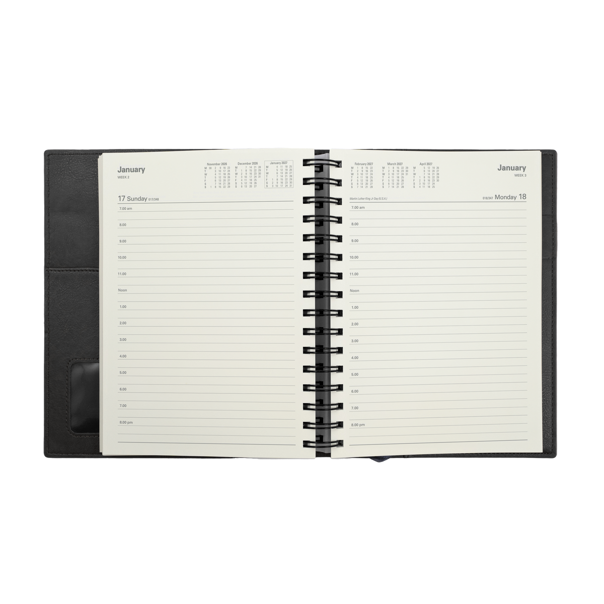 2026-2027 Financial Year Diary/Planner - 12 Month A5 Day to Page Diary - Soft Cover - Collins Vanessa Range