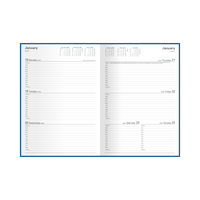 2026-2027 Financial Year Diary/Planner - 12 Month A4 Week to View Diary - Hard Cover - Collins Kingsgrove Range