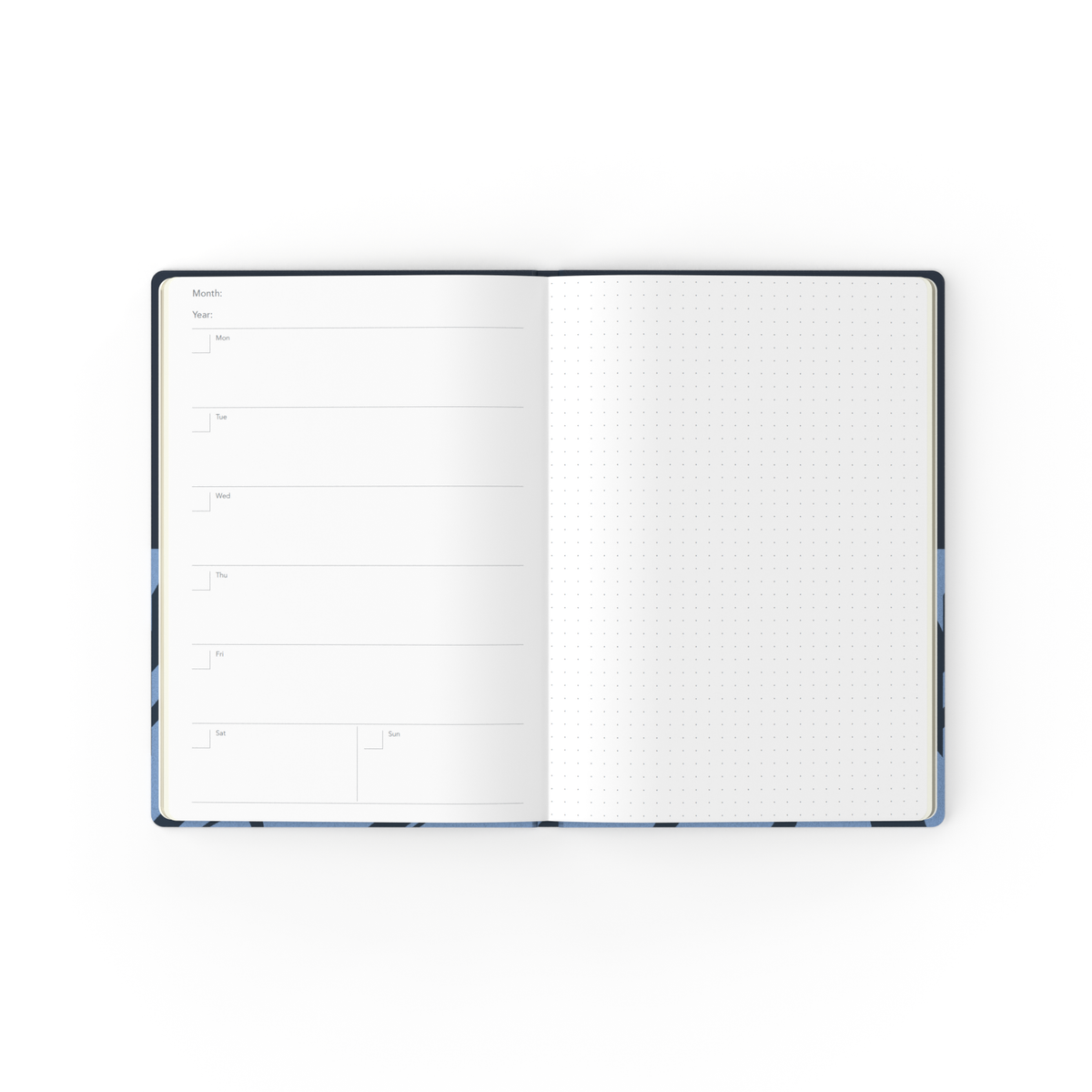 Jumble & Co. - Organisation & Inspiration Undated Diary, Week to View, A5 - Purple