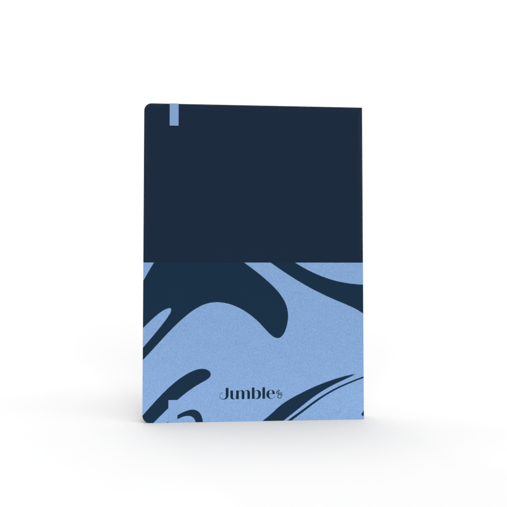Jumble & Co. - Dates & Dreams Undated Diary, Week to View, A5 - Blue