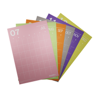 Jumble & Co. Dippy Undated Wall Calendar - A3