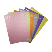 Jumble & Co. Dippy Undated Wall Calendar - A3