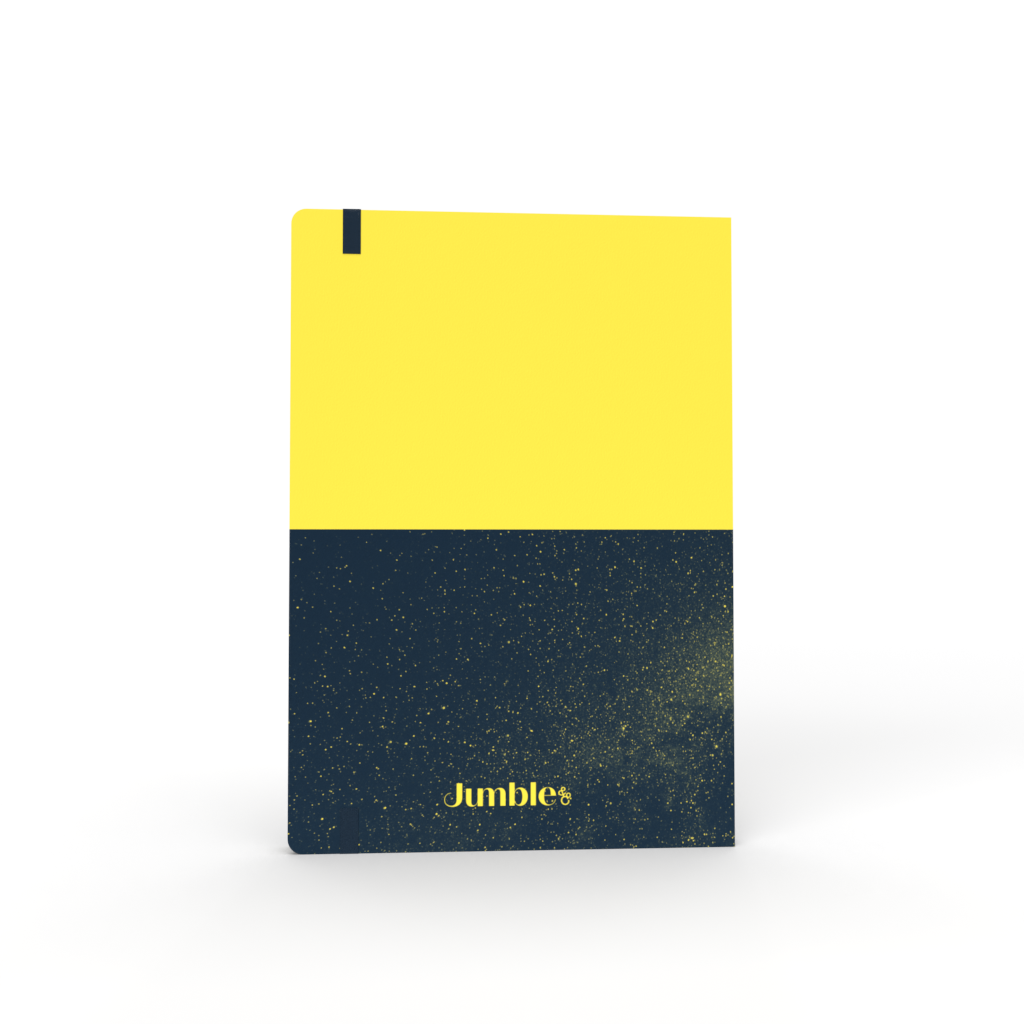 Jumble & Co. - Method & Magic Undated Diary, Week to View, A5 - Yellow
