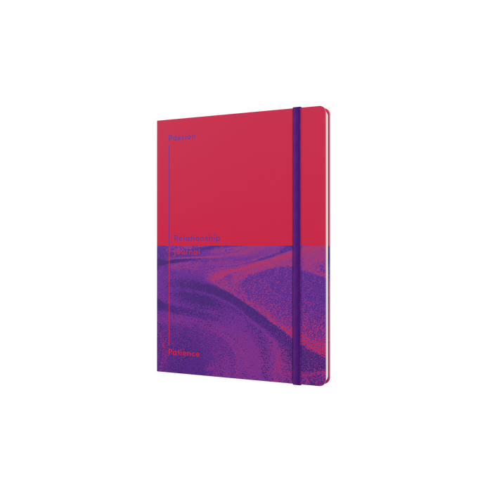 Jumble & Co. - Passion & Patience Relationship Journal, A5 - Red
