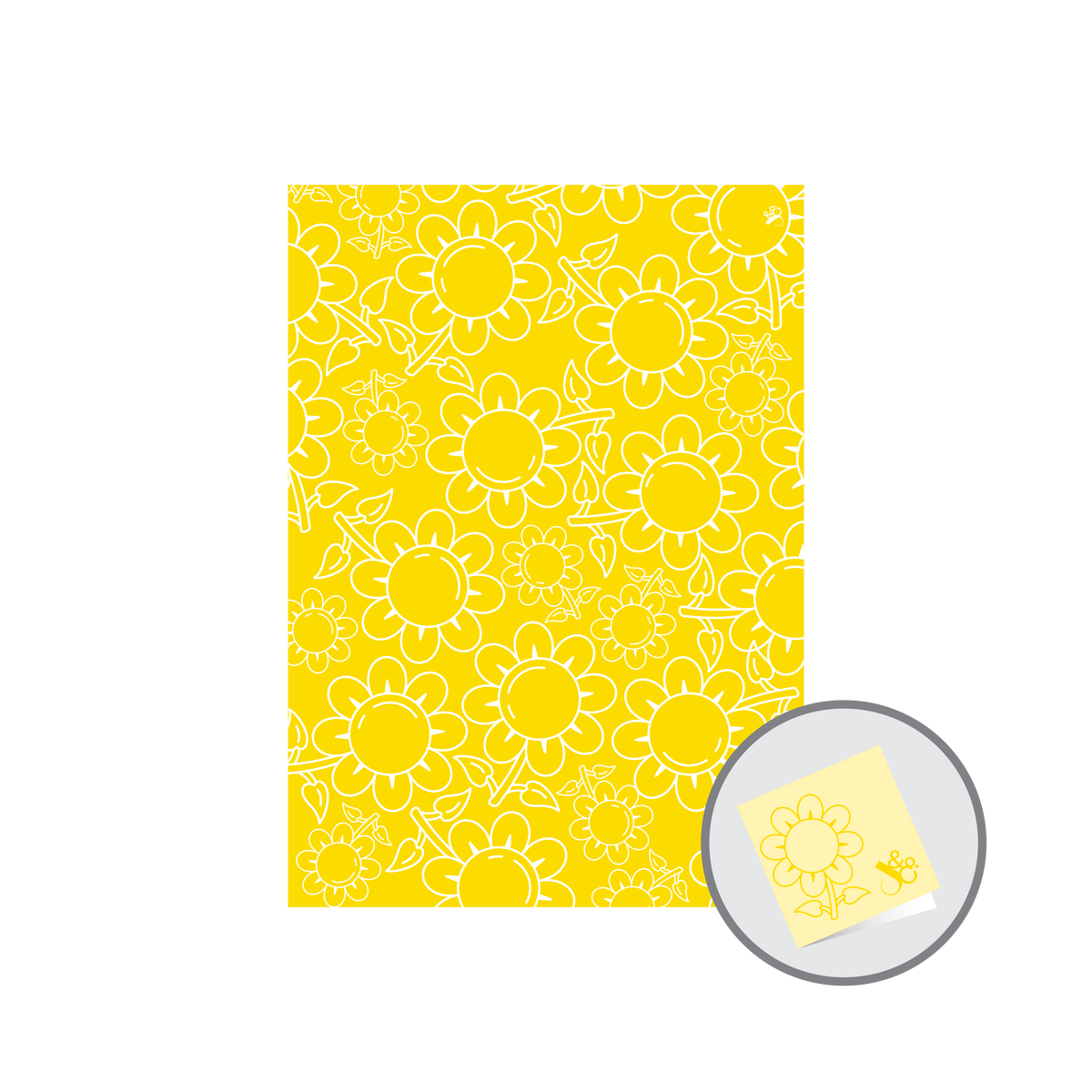 Jumble & Co. Memorra Icon Gift Wrapping paper - Yellow