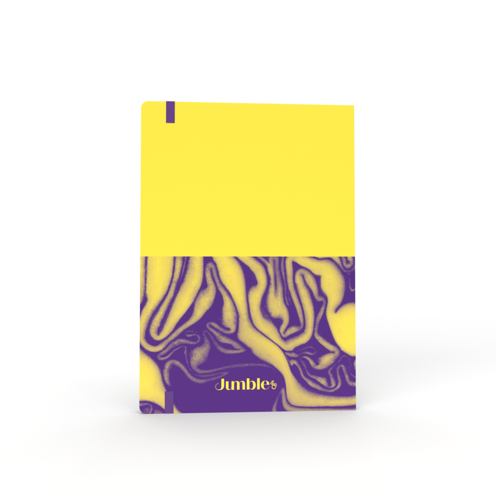 Jumble & Co. - Routines & Reflections Wellness Journal, A5 - Yellow