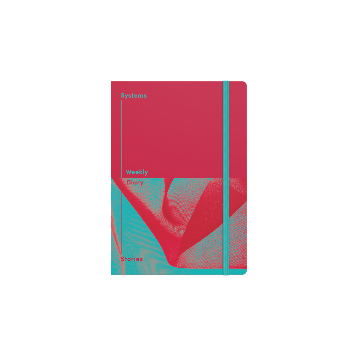 Jumble & Co. - System & Stories Undated Diary, Week to View, A5 - Red