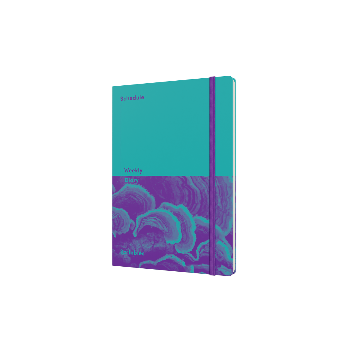 Jumble & Co. - Schedule & Scribbles Undated Diary, Week to View, A5 - Teal