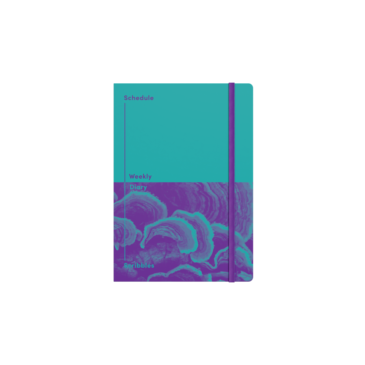 Jumble & Co. - Schedule & Scribbles Undated Diary, Week to View, A5 - Teal