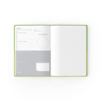 Jumble & Co. - Thankful & Wishful Gratitude Journal, A5 - Green