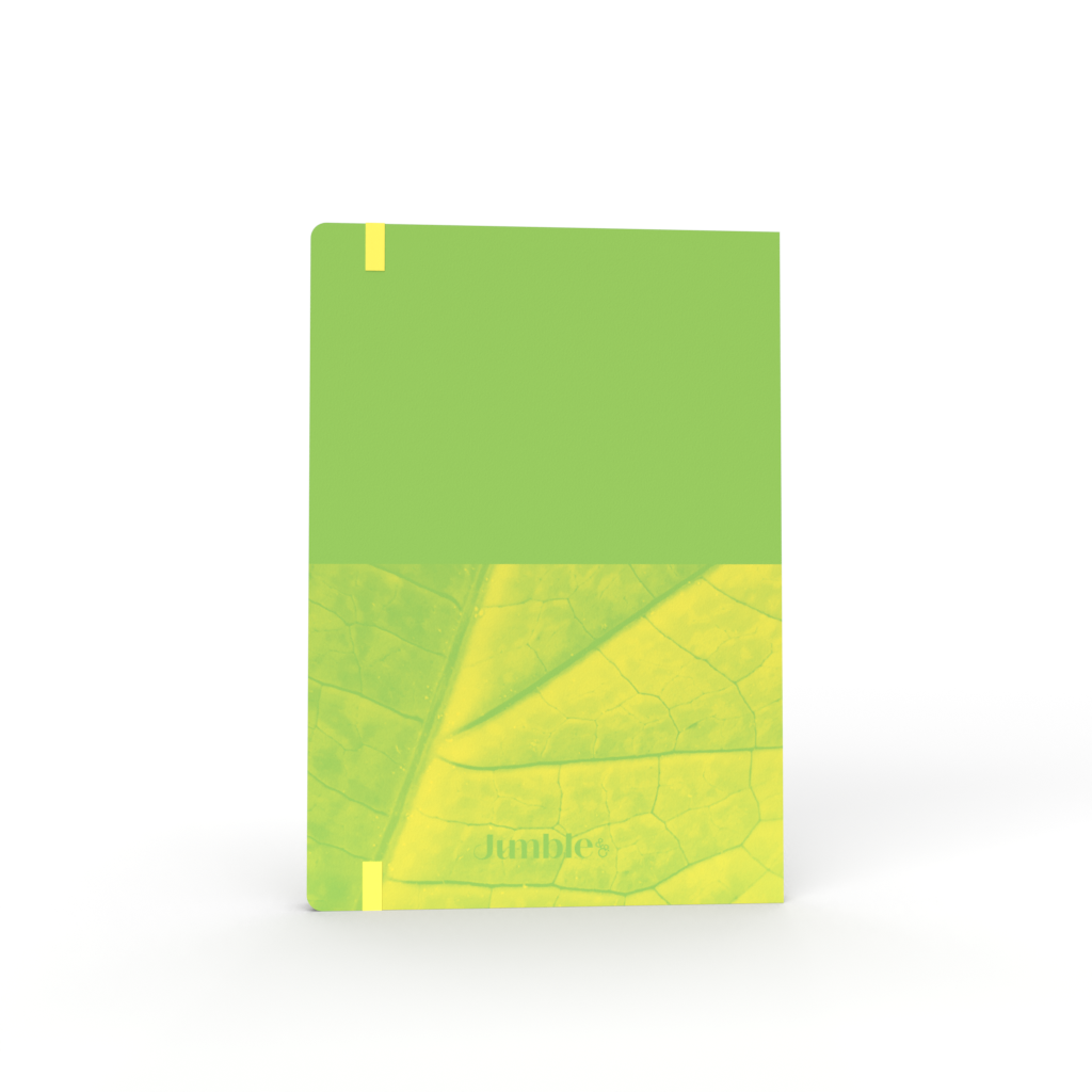 Jumble & Co. - Thankful & Wishful Gratitude Journal, A5 - Green