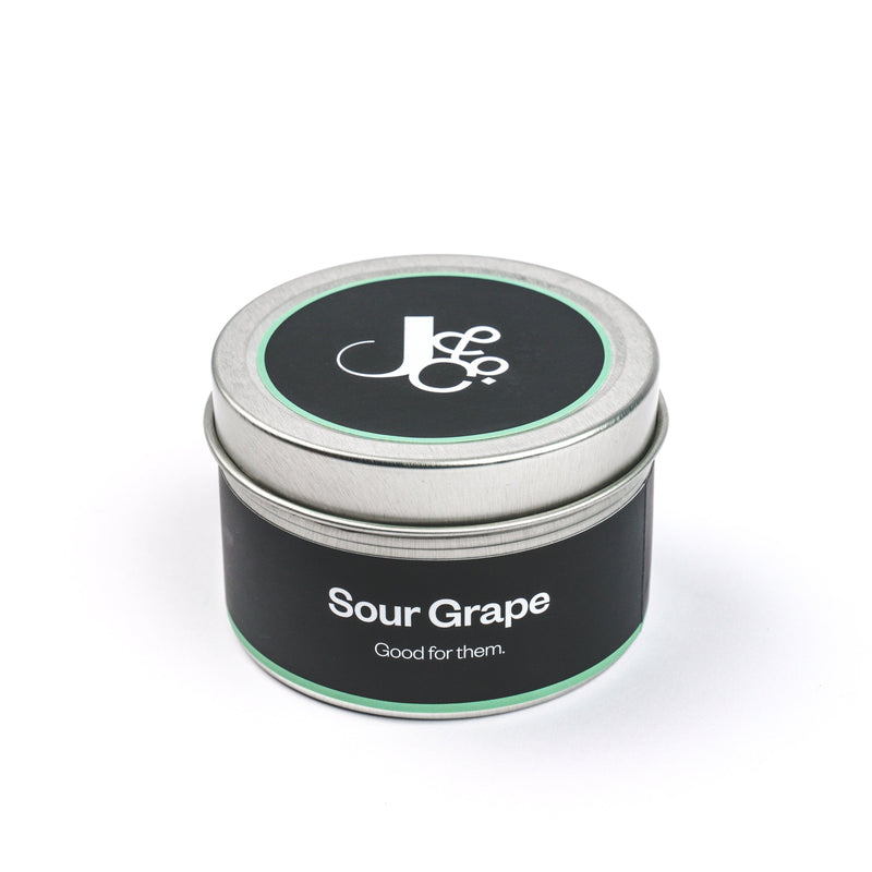 Jumble & Co. Vibe Scented Candle 80g - Sour Grape - Lime, Basil & Mandarin