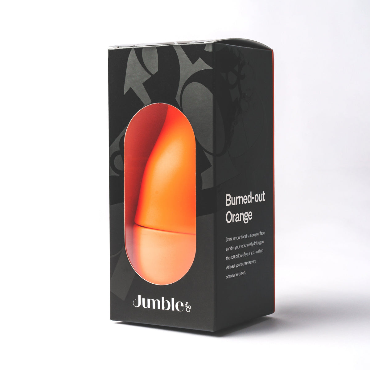 Jumble & Co. Whippy Collapsible Silicone Bottle 520ml - Burned Out Orange