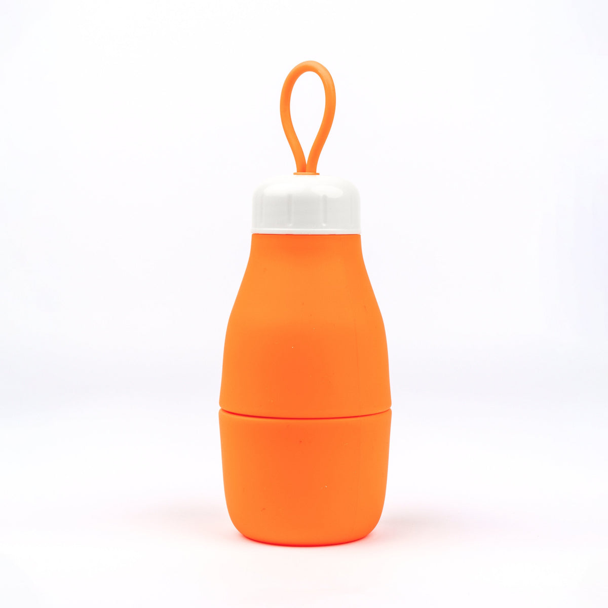 Jumble & Co. Whippy Collapsible Silicone Bottle 520ml - Burned Out Orange