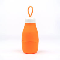Jumble & Co. Whippy Collapsible Silicone Bottle 520ml - Burned Out Orange