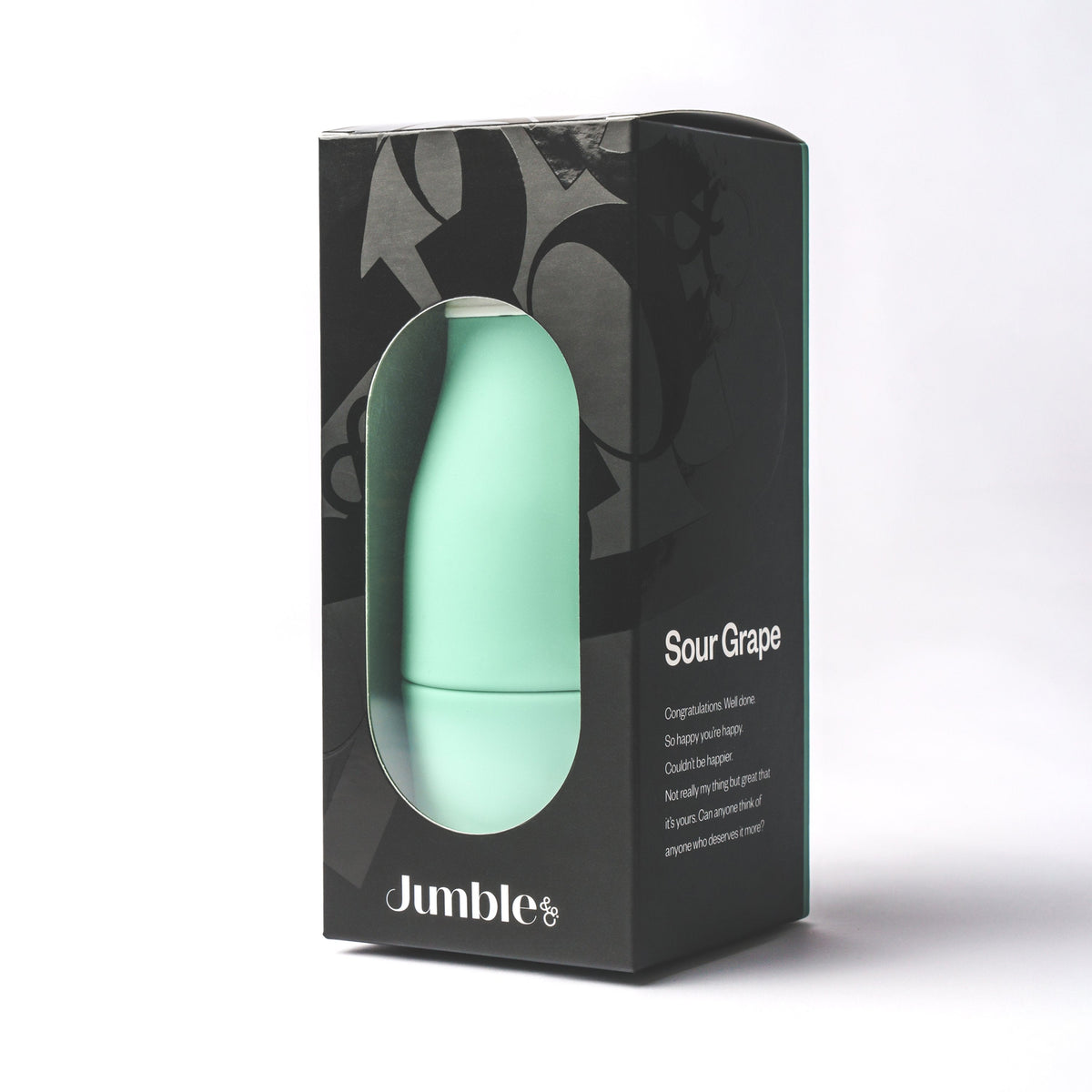 Jumble & Co. Whippy Collapsible Silicone Bottle 520ml - Sour Grape Teal