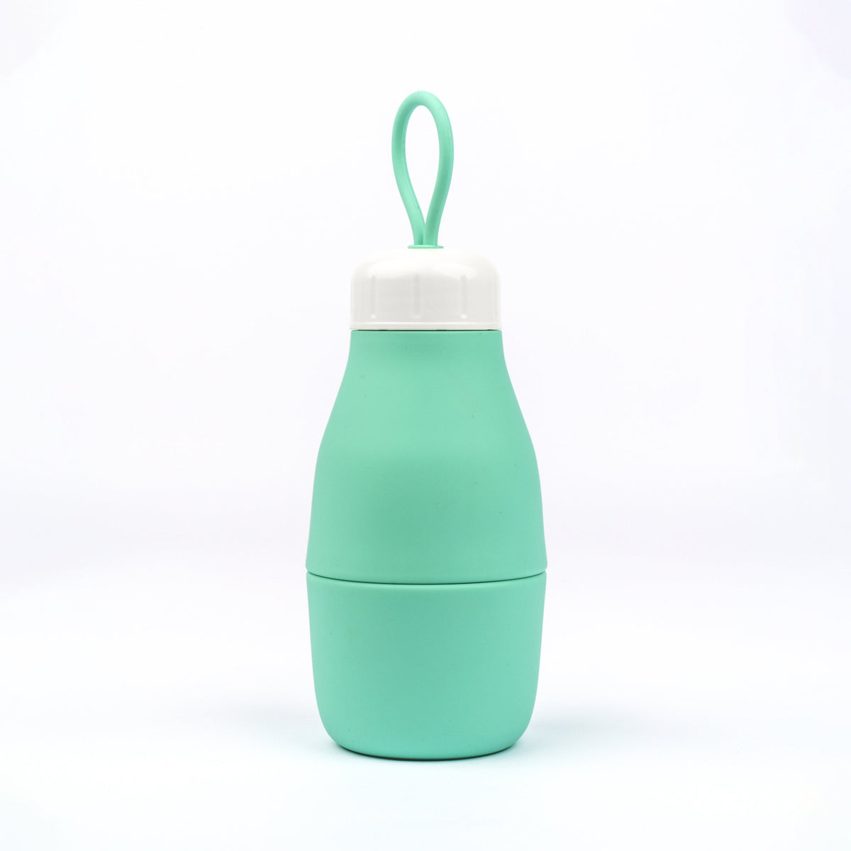 Jumble & Co. Whippy Collapsible Silicone Bottle 520ml - Sour Grape Teal