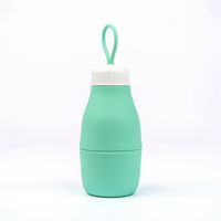 Jumble & Co. Whippy Collapsible Silicone Bottle 520ml - Sour Grape Teal