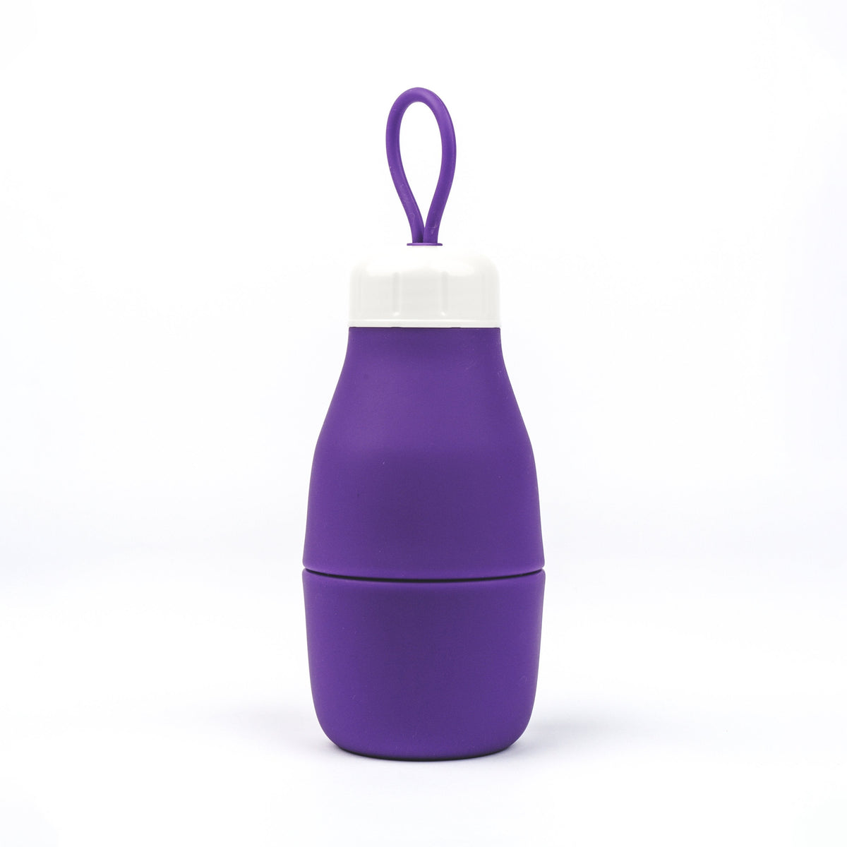 Jumble & Co. Whippy Collapsible Silicone Bottle 520ml - Royal Mess Purple