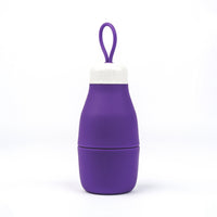 Jumble & Co. Whippy Collapsible Silicone Bottle 520ml - Royal Mess Purple