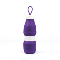 Jumble & Co. Whippy Collapsible Silicone Bottle 520ml - Royal Mess Purple