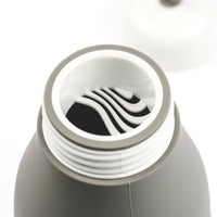 Jumble & Co. Whippy Collapsible Silicone Bottle 520ml - Grey Days Grey