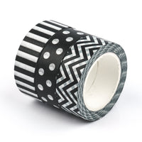 Jumble & Co. Yippee Stationery Washi Tape - Black & White Film/ Set of 3
