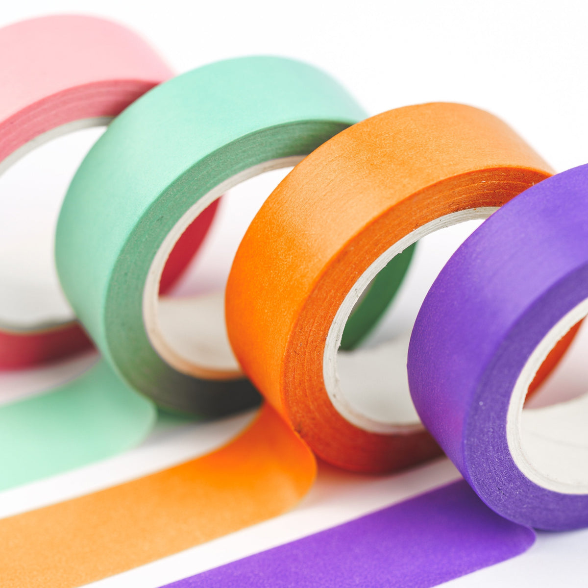 Jumble & Co. Yippee Stationery Washi Tape - Multi colour set of 4