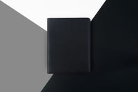 Jumble & Co. Intentus Organiser A4 PU Leather-Like Folder with Ruled Refill Pad - Clean Slate Black