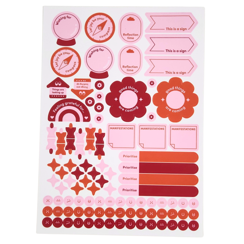 Jumble & Co. - Believe & Become Manifestation Journal, A5 - Pink
