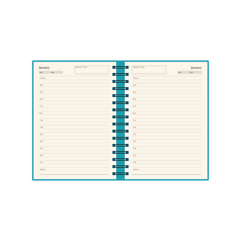 Collins Any Year Diary - A5, Day to Page