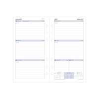 2026 -2027 Financial Year Diary/Planner - 12 Month Personal Week to View Refill - Debden Day Planner Range