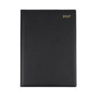 2027 Calendar Year Diary/Planner - 12 Month Manager Day to Page - PVC Cover - Collins Belmont Range