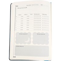 Jumble & Co. - Doze & Drift Sleep Journal, A5 - Black