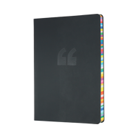Collins Edge Rainbow Ruled Notebook, Size A5