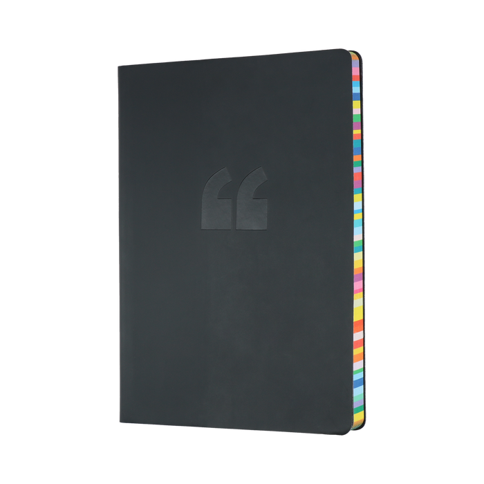 Collins Edge Rainbow Ruled Notebook, Size A5