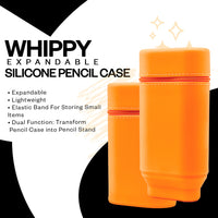 Jumble & Co. Whippy Expandable Silicone Pencil Case - Burned Out Orange