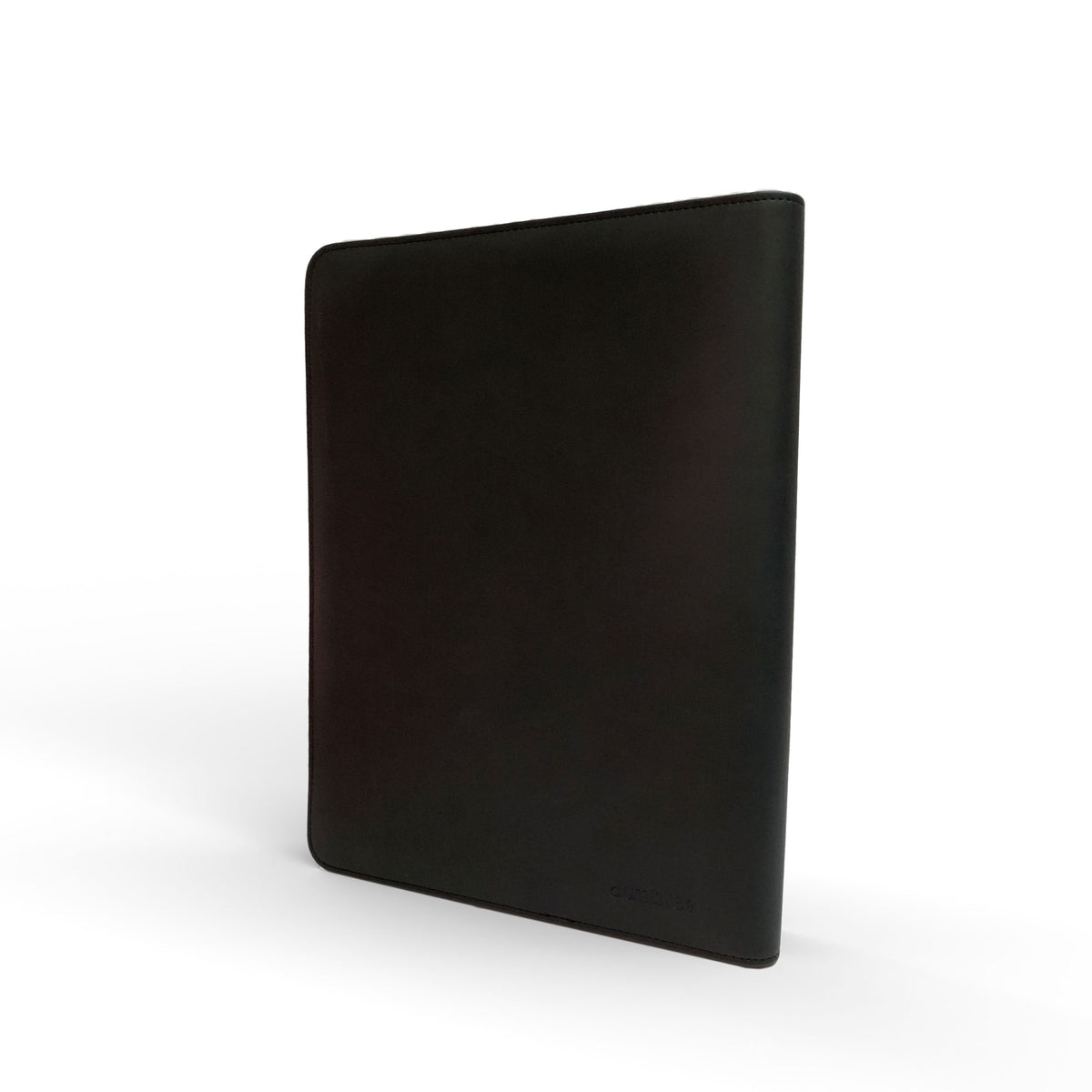 Jumble & Co. Intentus Organiser A4 PU Leather-Like Folder with Ruled Refill Pad - Clean Slate Black