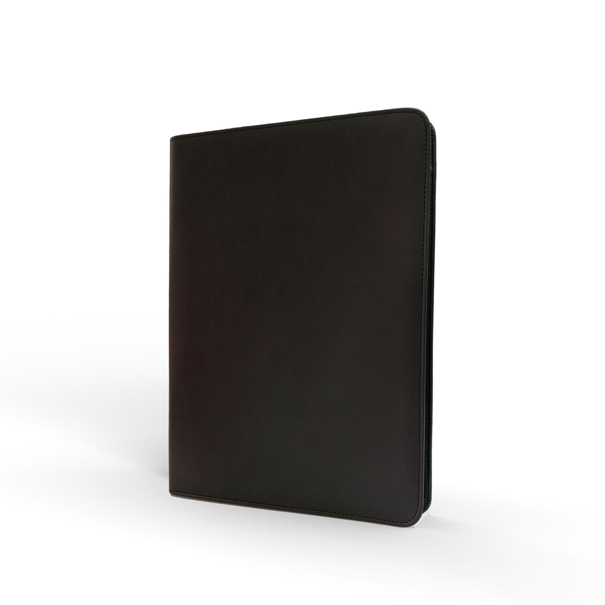 Jumble & Co. Intentus Organiser A4 PU Leather-Like Folder with Ruled Refill Pad - Clean Slate Black