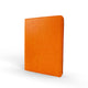 Jumble & Co. Intentus Organiser A4 PU Leather-Like Folder with Ruled Refill Pad - Burned Out Orange