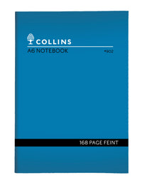 Collins Soft Cover Feint Notebook - 168 Pages, Size A6