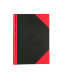 Collins Red & Black Hardcover Notebook - 128mm x 180mm