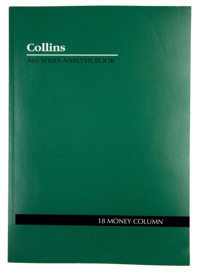 Analysis Book Series 'A60' 18 Money Column - Collins Debden