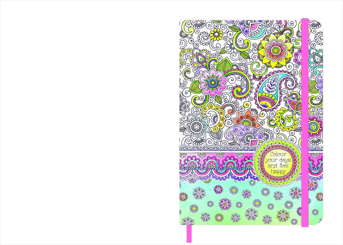 Colour Your Days -A6  Notebook - Collins Debden